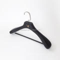 DL1318 Men Wooden hangers for suit/coat/ pants hanger with bar clothes hanger stand